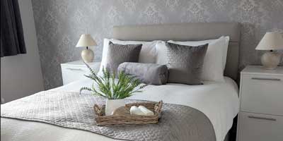 Interior image showing double bed